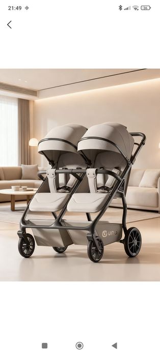 Коляска для близнецов, двойная коляска