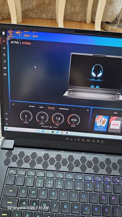 Laptop Alienware M5 R7 i7 12700h RTX 3080ti