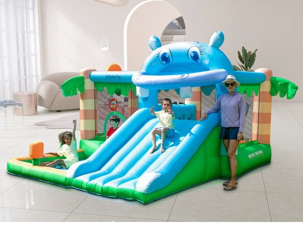 Детский батут ( Doctors Dolphin) 287× 262×182 . Бесплатная доставка