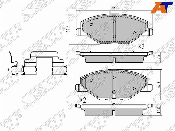 Колодки тормозные Volkswagen Polo