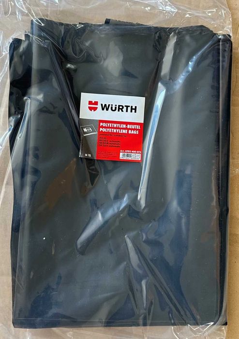 set sac PE Wurth polietilena (10buc)