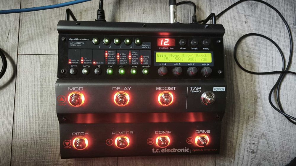 Procesor multiefect profesional chitara electrica TC Electronic Nova System - GARANTIE 1 AN!
