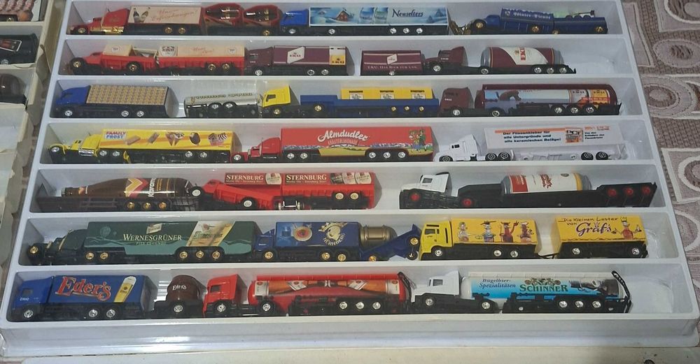 Колекционерски камиончета с метални кабинки