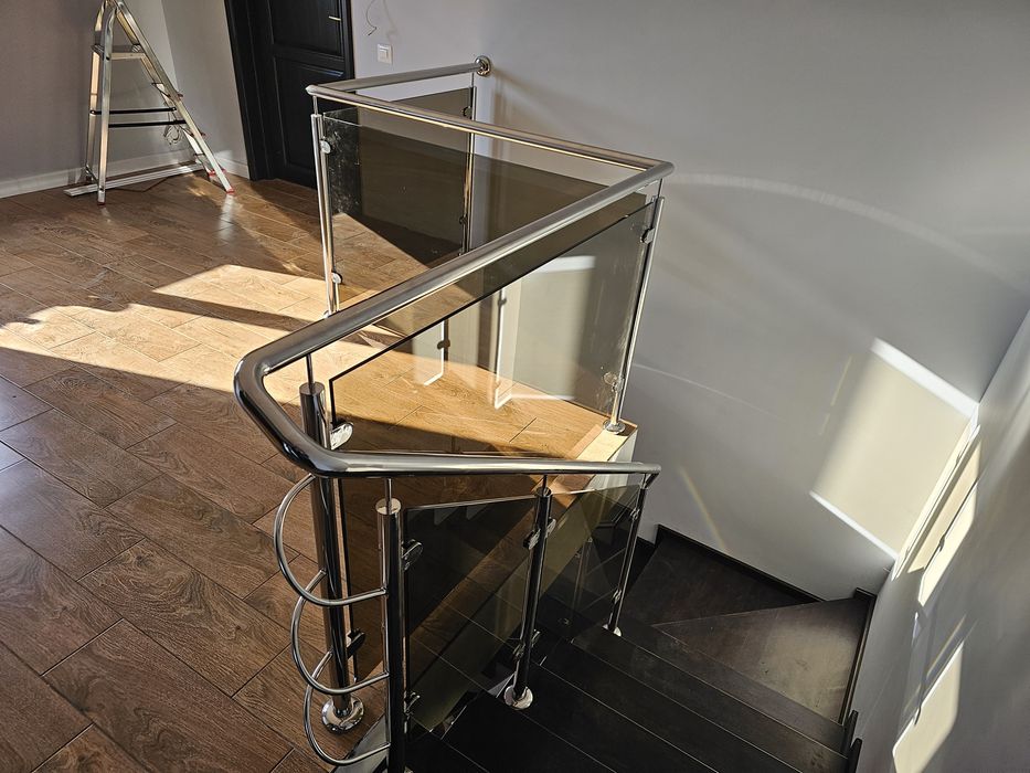 Balustrade inox cu sticla Arges/Valcea/Bucuresti