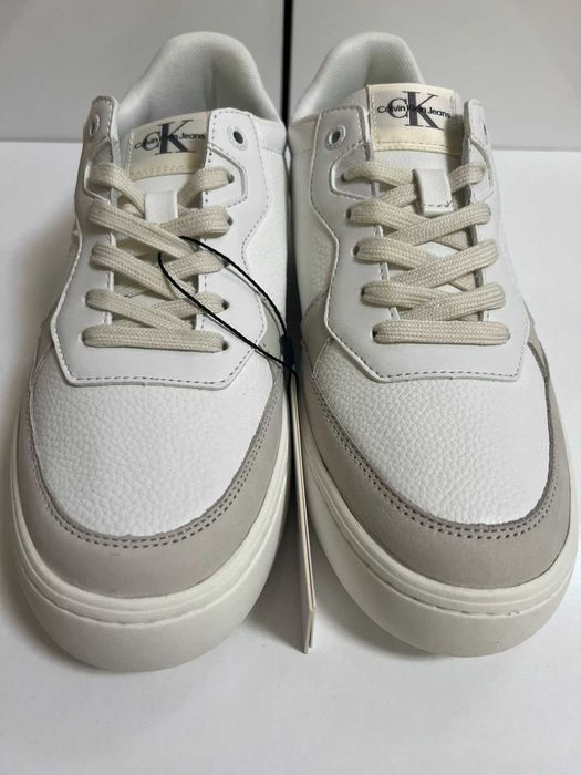 Нови мъжки маратонки CALVIN KLEIN - Toothy Runner, кожени, 42, 43, 44