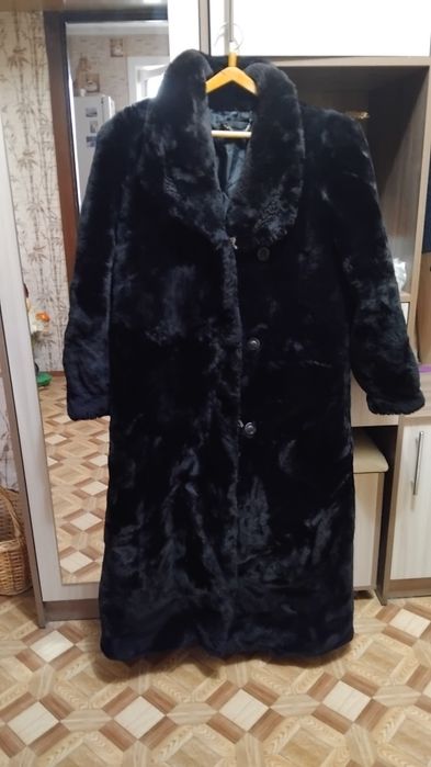 Цигейковая шуба длинная