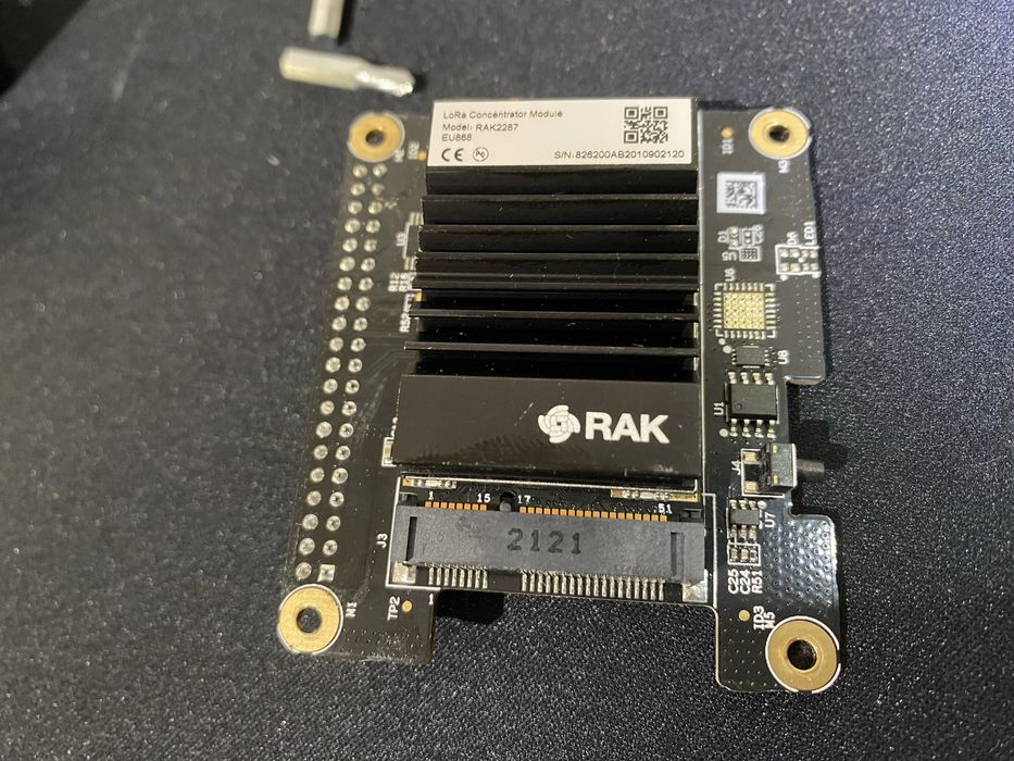 Modul radio LoRaWAN RAK2287 + HAT Raspberry Pi 4