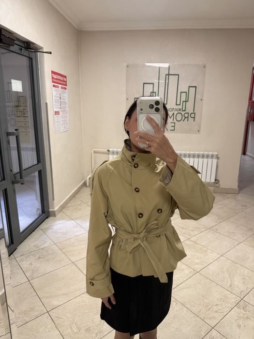 Тренч с поясом в