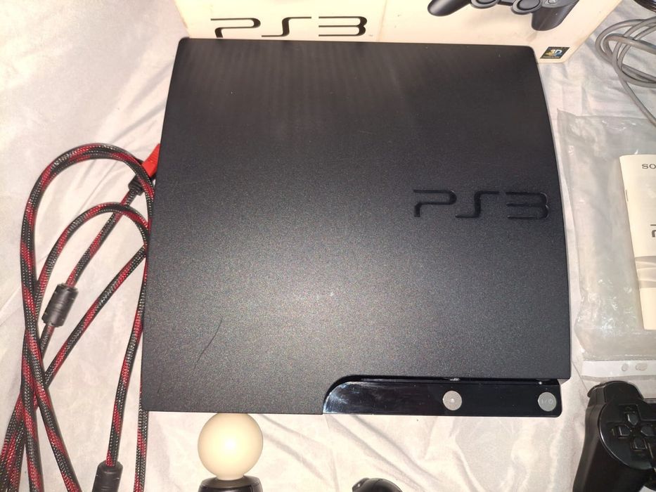 Продам PlayStation 3 slim 128гб в хорошем  состоянии с коробкой