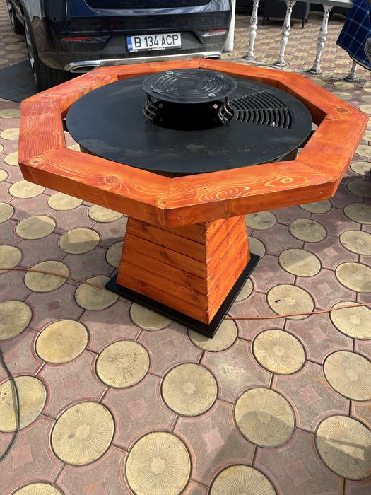 Plita gratar rotund