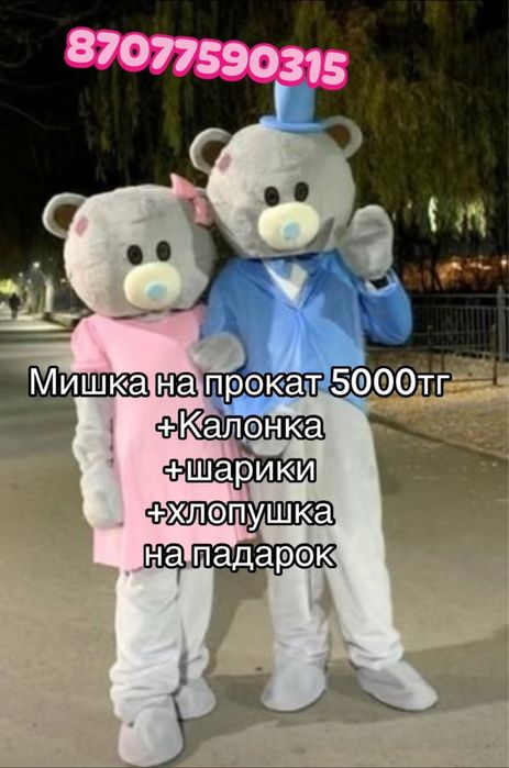 Мишка костюмы продам за 45000тг