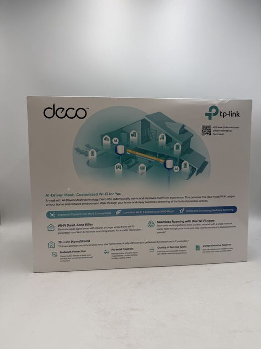 Sistem Mesh Wi-Fi TP-Link Deco X50 Ax3000 2Pack Sigilat Wi-Fi 6