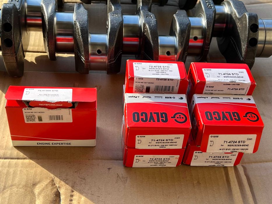 Нов колянов вал за Мерцедес двигател 651 Mercedes OM651