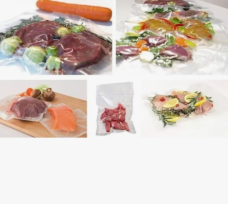 Set 100 Pungi gofrate pentru vidat diverse dimensiuni