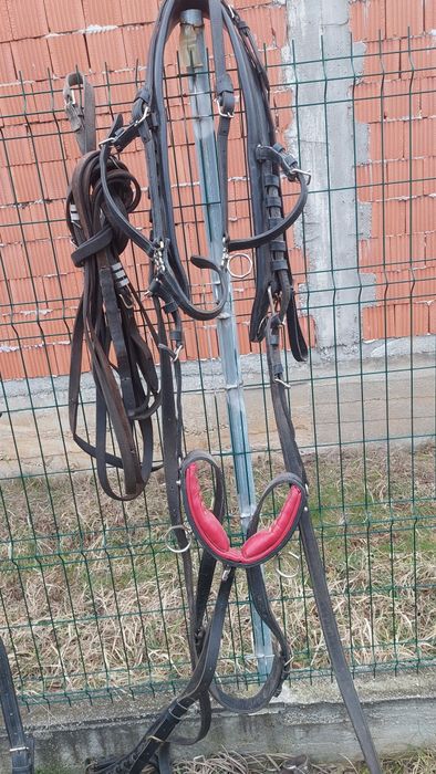 Vând o pereche de hamuri foarte frumoase purtate Foarte puțin