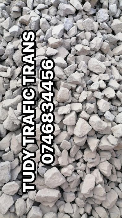 Piatra alba / calcar pentru garduri, alei si decor 30-90