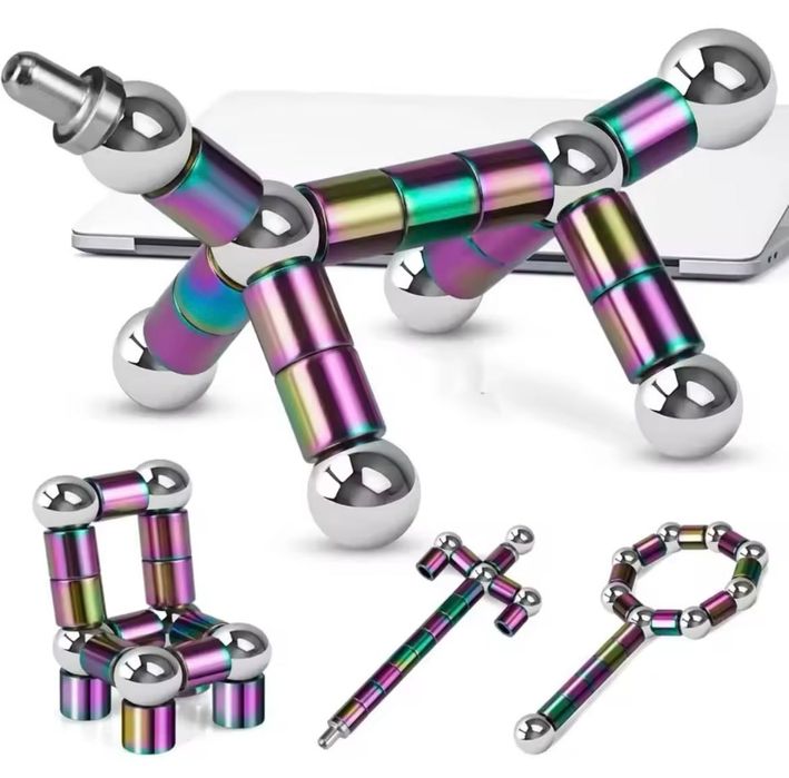 Pix Magnetic Anti-stres Premium 13 inele magnetice, 14 bile oțel