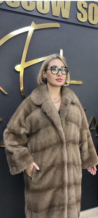 Норковая шуба 50-56