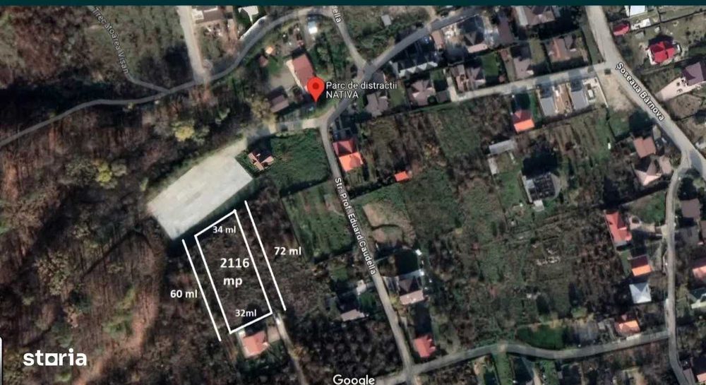 PF teren în zona Bucium 1070 mp, vedere superbă, cu padurea in spate