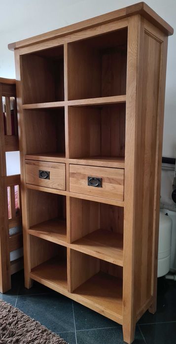 Витрина Библиотека от Дъб Масив Внос UK