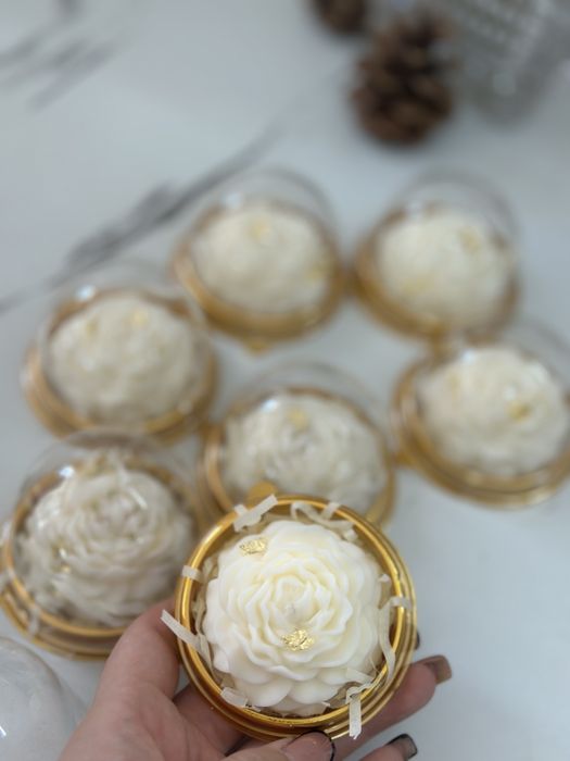 бюджетные бонбоньерки, свечи ароматные