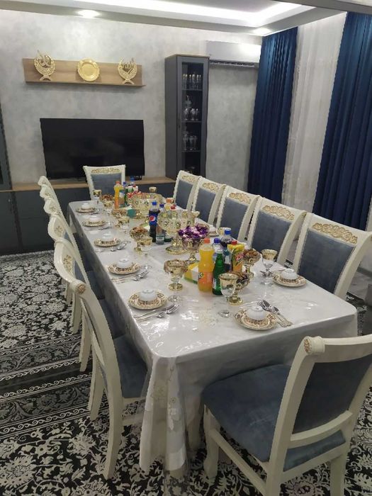 Prokatga Stol Stul, Samovar, Naves, chinni idishlar