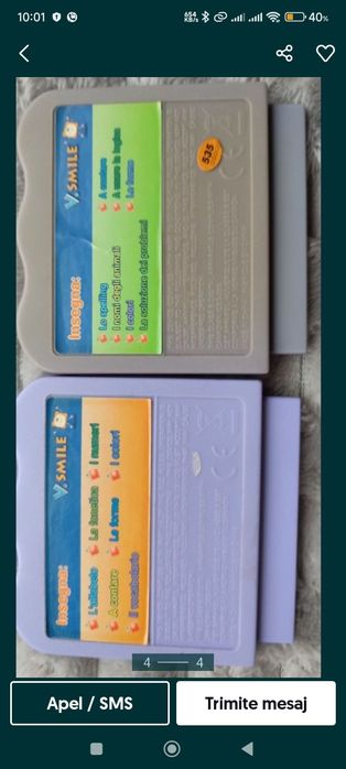 Casete joc VTECH
imagini, pret 35 lei / buc sa