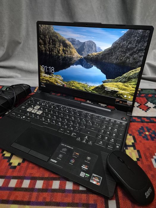 Ноутбук игровой ASUS TUF Gaming A15 ; gtx 1660 Ti ; ryzen 7 4800H