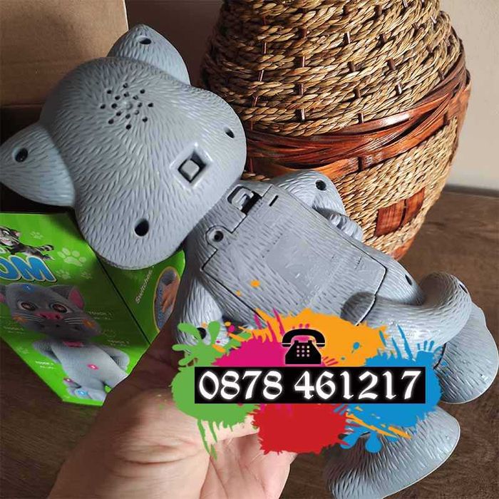 Говорещ Том (my talking Tom ) Интерактивна говореща котка играчка