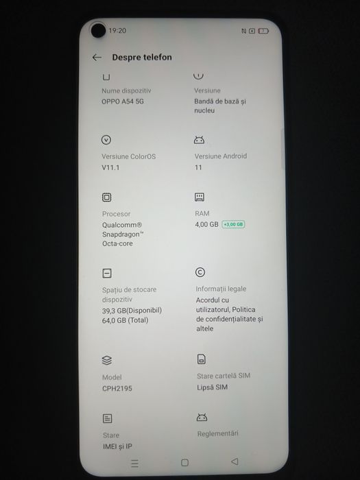 Telefon OPPO A 54 5G-Nou(desigilat)