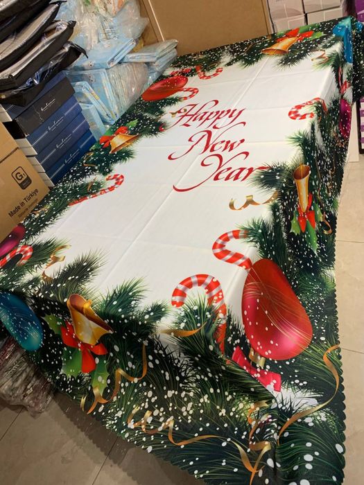 Dasturxon yangi yil uchun ajoyib sovg’a.Скатерть новогодная