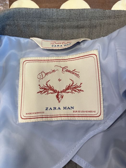 Мъжко костюм Zara сив