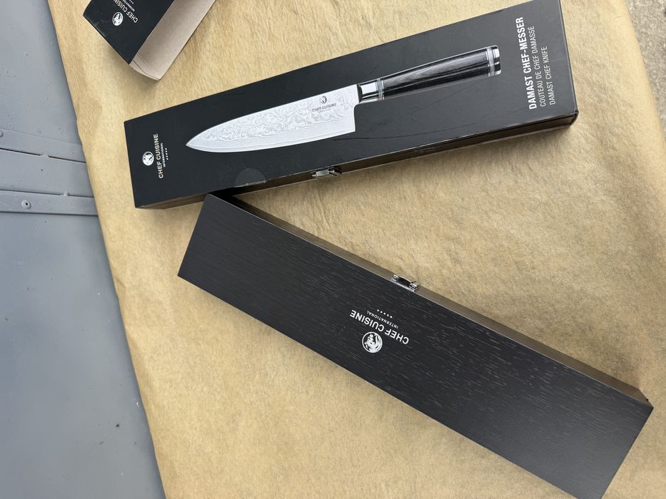Cuțit chef -cuisine ( otel damasc ) imp germania