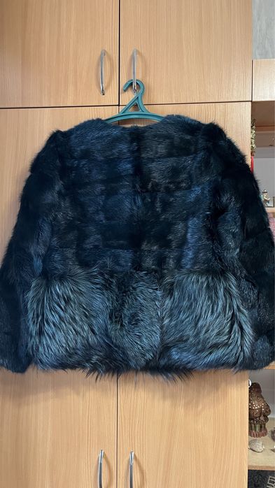 Шуба норковая с песцом