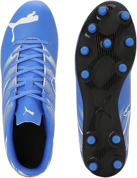 Ghete Fotbal Puma Attacanto FG/AG JR , Baieti, Albastru, 34 EU,noi