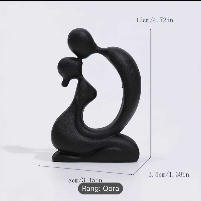 Suvinir (Сувениры) Zamonaviy abstrakt sanat dekorativ Juftlik haykali.