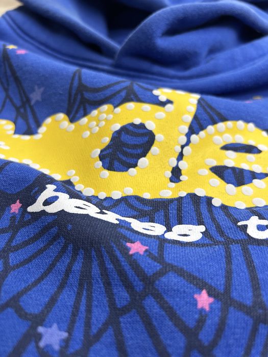 hanorac sp5der negru/albastru