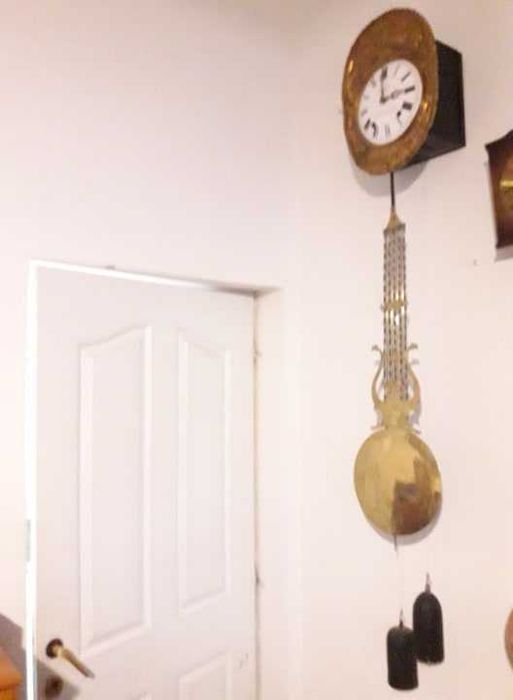 Ceas de perete cu scripeti si pendula