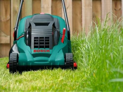 Косачка за трева Bosch Rotak 34 1300 вата, електрическа, за ремонт на мотора