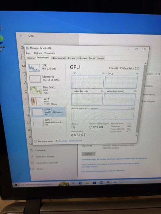 Laptop hp envy 17,3”