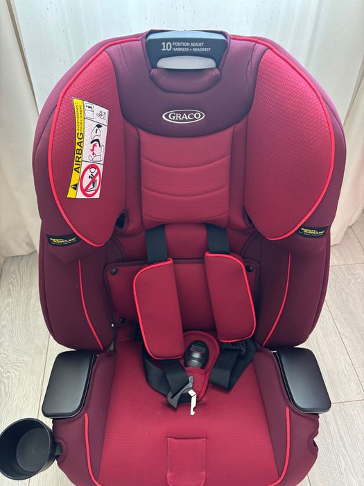 Vand scaun auto Graco, fara incindente + Protectie antitranspiratie Aeromoov pentru scaun auto grupa 0+ (nefolosita)