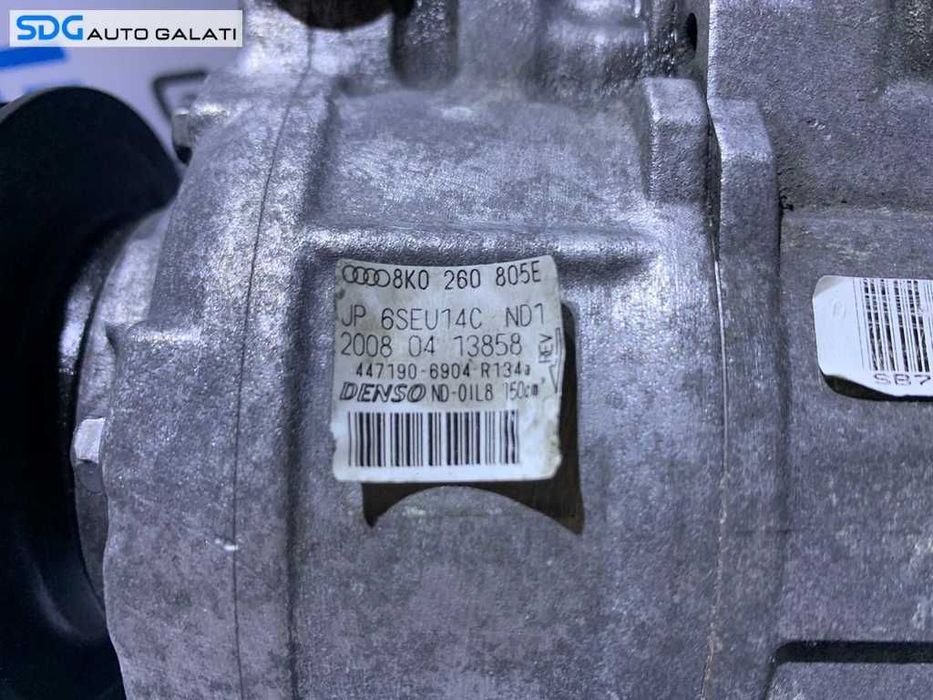 Compresor AC Clima Aer Conditionat Audi Q5 2.0 TFSI CDNC 2009 - 2012 Cod 8K0260805E [LS1366]
