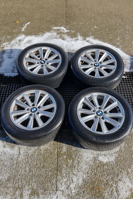 Set 4 jante originale BMW 17’’ + anvelope run-flat de vara - compatibi