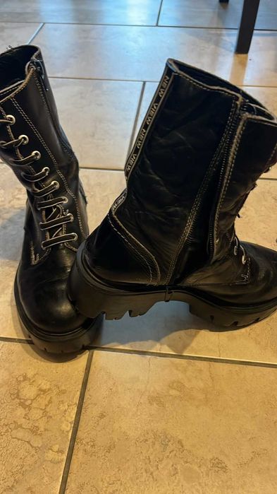 Боти от естествена кожа 36 номер