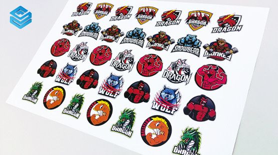 Stiker samakleyka Poligrafiya