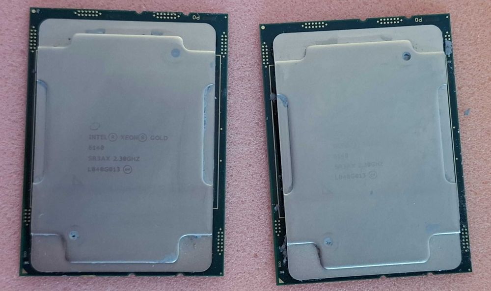 procesoare server Xeon Gold 6140 pereche 2 bucati