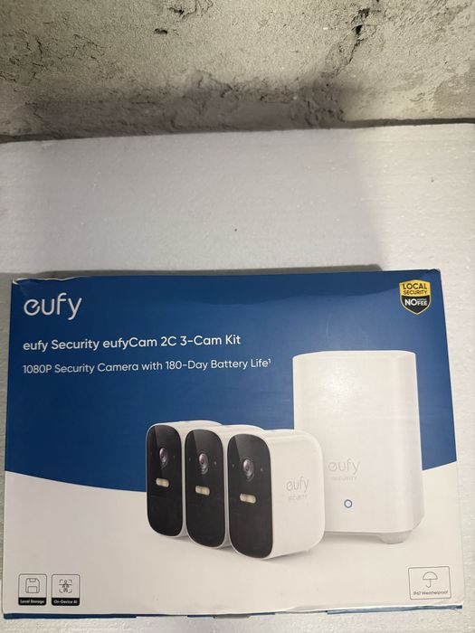 Kit complet eufy Security eufyCam 2C 3-Cam Kit