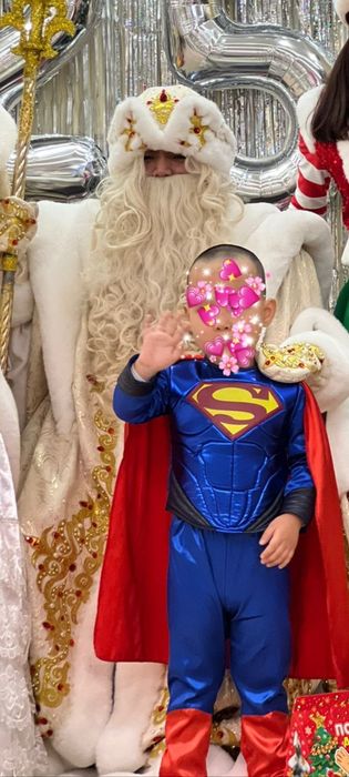 Новогодний костюм супермен