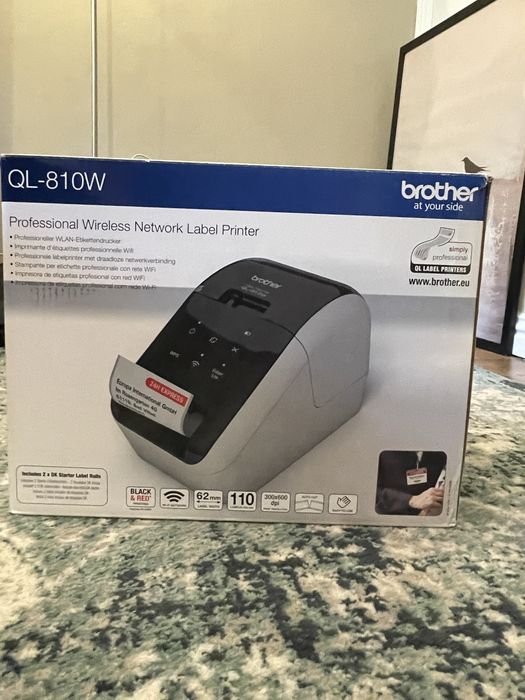 Brother QL-810W – imprimantă termică de etichete, Wi-Fi – stare perfectă