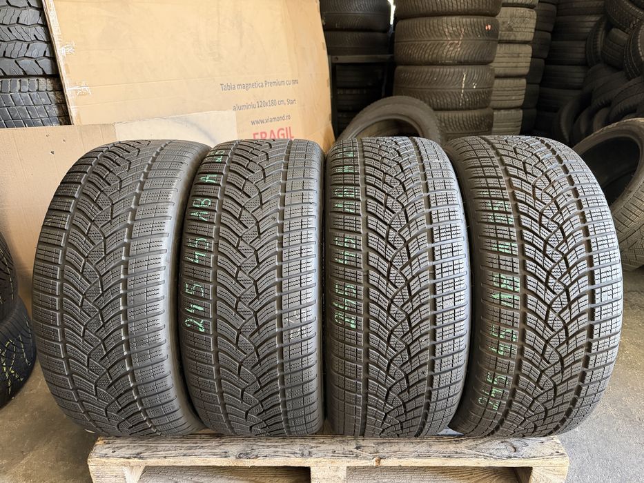 4 anvelope iarna 245/45/18 , 100 V , XL , GoodYear , 6-7 mm !